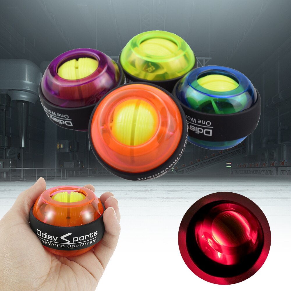 Wrist Ball Trainer LED Gyroscope Strengthener Gyro Power Ball Arm Exerciser Exercise Machine Gym Power Ball Fitness Equipment