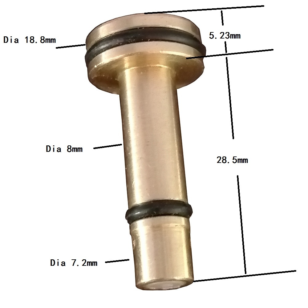 Válvula de presión Airforce PCP, accesorios de válvula, vástago de tubo de varilla para PCP Condor, válvula de alta presión, 1 ud.