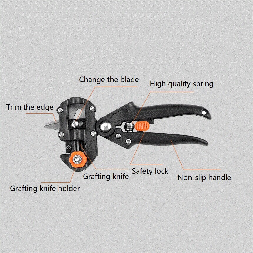 Multi-functional fruit tree grafting shears Seedling grafting trim tool