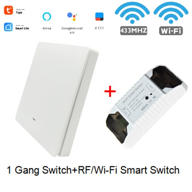 EJLINK Smart Switch Wifi Fernbedienung Smart Home Automation Arbeitet mit Alexa Google Home Drahtlose Licht Schalter DIY Modul: 1 Gang with 1 Switch