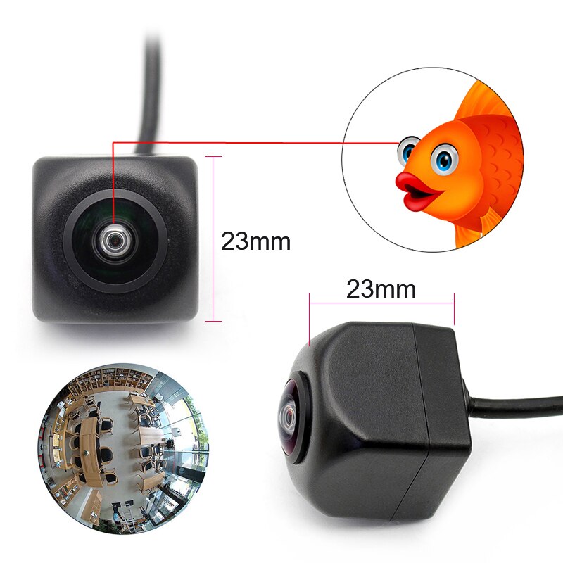 Wasserdichte HD 170 Grad Fisheye Objektiv Sternenlicht Auto umkehren Sicherung Rückansicht Kamera CCTV Parkplatz Kamera