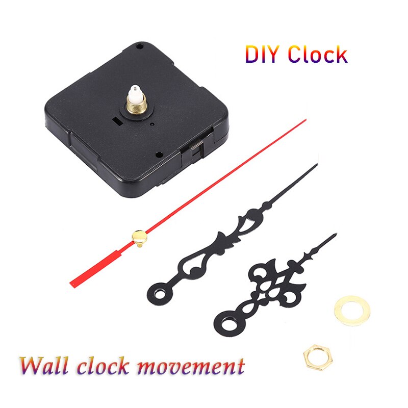 Mute Diy Klok Quartz Horloge Uurwerk Mechanisme Batterij Klok Mechanisme Stille Beweging Onderdelen Reparatie Monteur Horloge