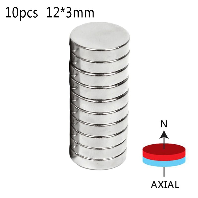 12*3mm 10 magneten ronde schijf zeldzaam  n50 stuks/set kleine sterke aarde koelkast neodymium
