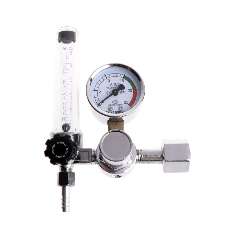 Metal svejsning gas argon  co2 tryk flow meter regulator mig tig mag svejsning gauge