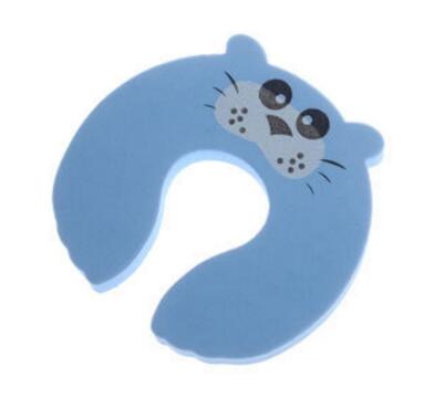 Baby Safety Edge Corner Guards Baby Head Protector Cartoon Child Protection Safety Door Stopper Baby Care Products 5 Pcs/lot: blue 5pcs