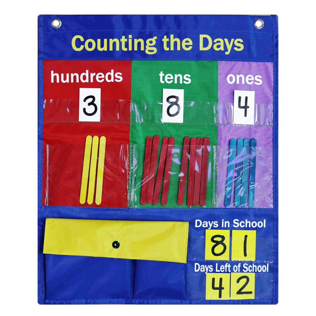 English Learning Card Center Chart Classroom Pocket Chart Color Wording Pictures Pocket Chart