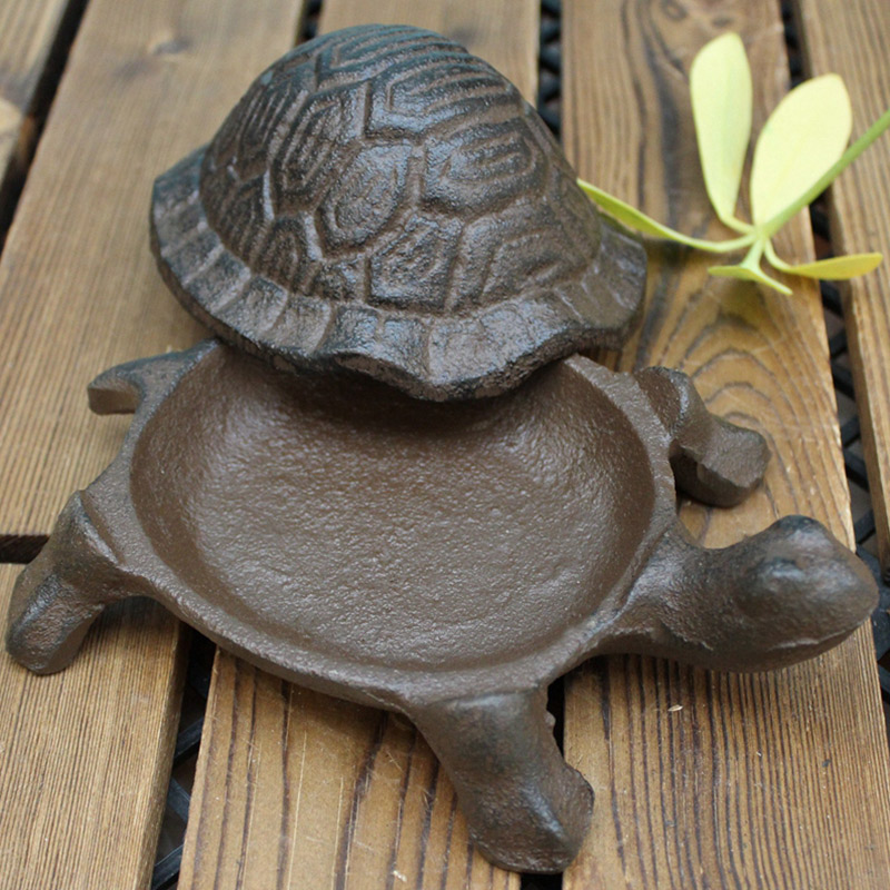 Sejf europejski żeliwa zbiornik robić przechowywania kreatywny zwierząt styl ukryte uchwyt dekoracja robić przydomowego ogrodu ozdoby