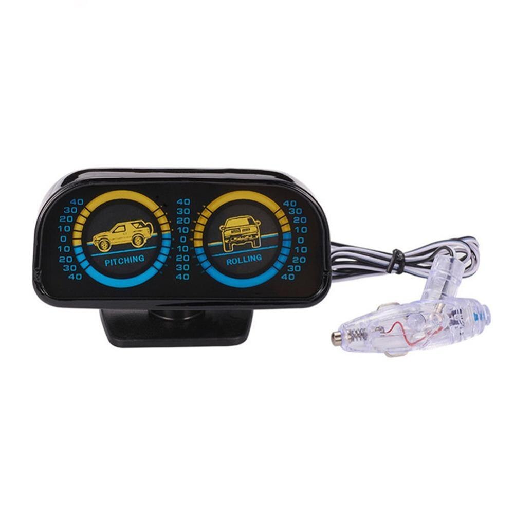 Car Inclinometer Auto Pitching Rolling Meter Level Gauges Four Wheel Drive Wheeler 4WD Suspension SUV SUVs Balancing Instrument: Default Title