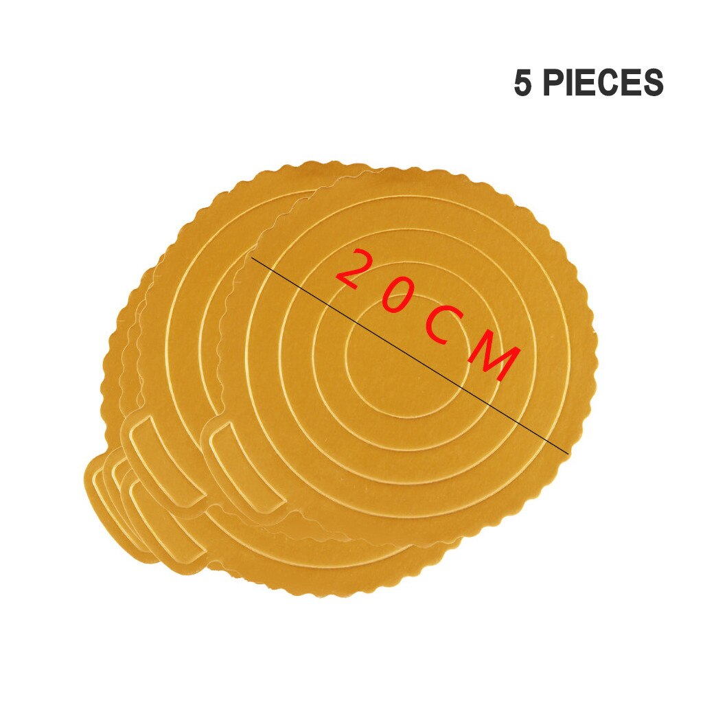 pcs Cake Tra Mat Golden Mousse Mat Bottom round Cake Base Boards Paper Board Dessert Tra Cake Decoration Tools