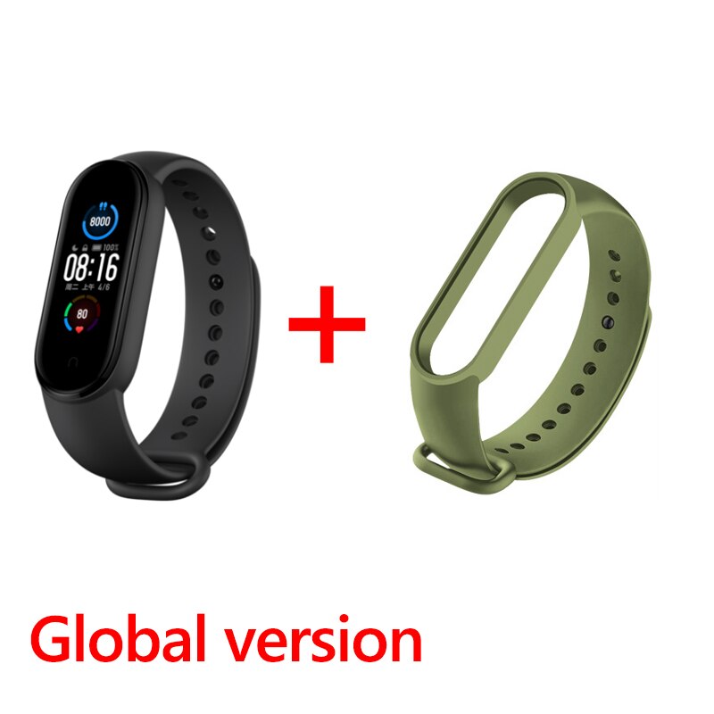 Xiaomi Originale Fascia 5 Braccialetto Intelligente AMOLED Schermo Variopinto di Frequenza Cardiaca Fitness Tracker Bluetooth 5.0 Impermeabile Miband5: style  7