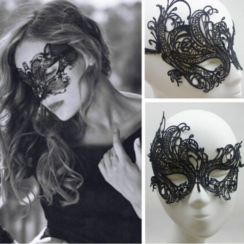 Oogmasker Sexy Kant Venetiaans Gemaskerd Bal Halloween Party Kostuum