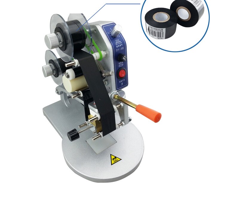 DY8 schrijfmachine lint compatibel met HP241B warmteoverdracht carbon lint HP30 tag datum afdrukken lint 30MM * 100M