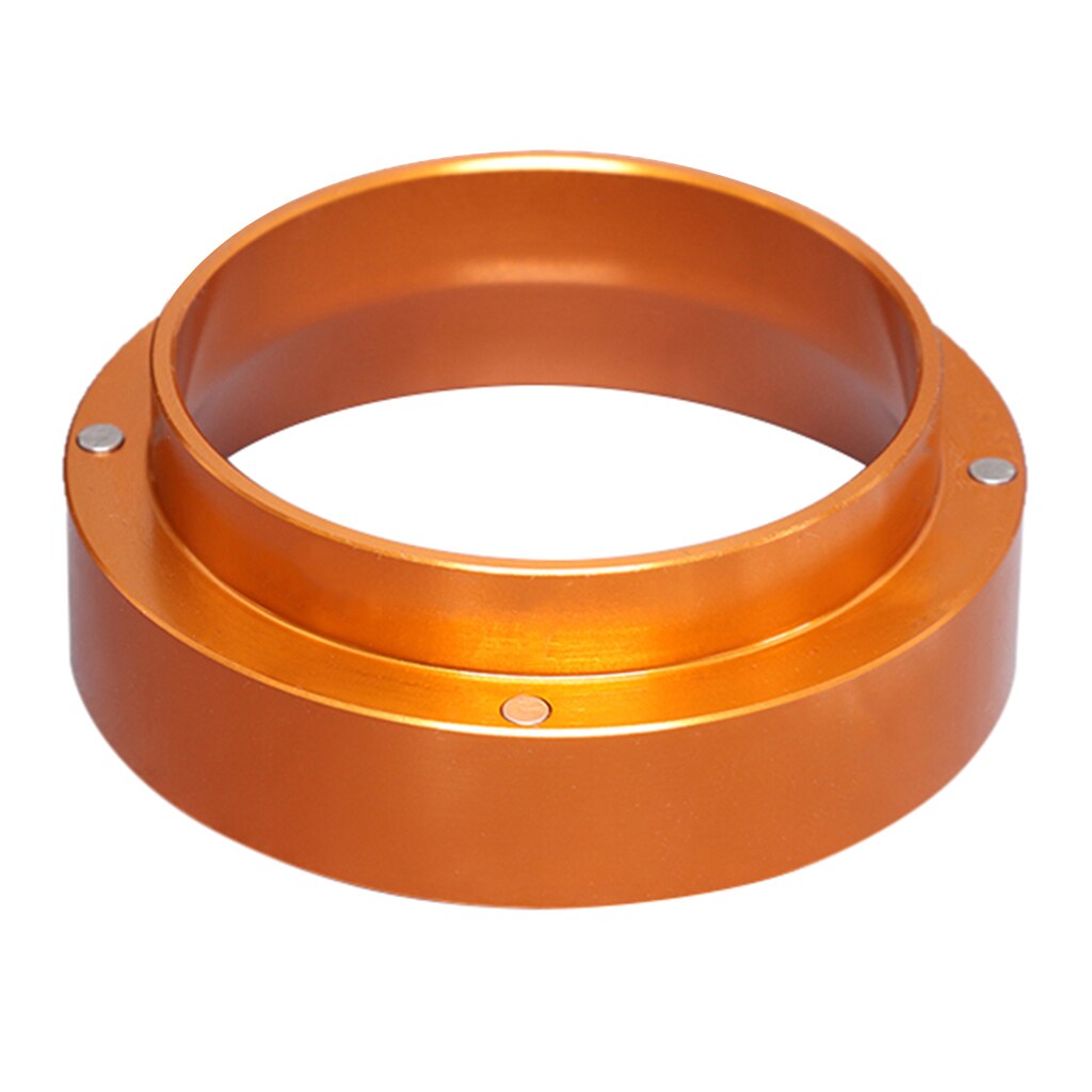 aluminium espresso kaffe dosering ringe trakt 54mm portafilter: Gylden