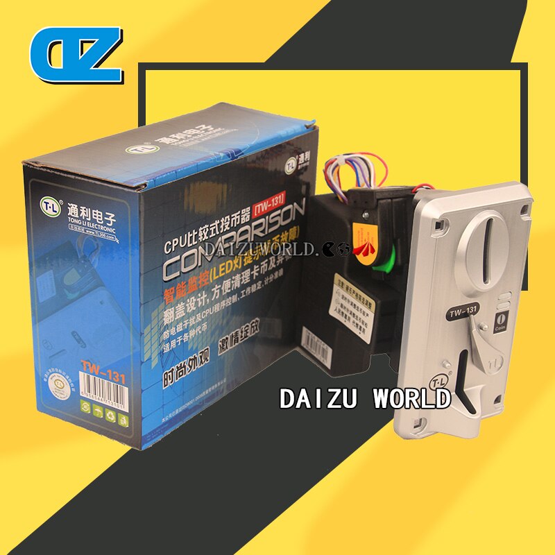 TW131 Coin selector /Coin operated spare parts /Arcade coin acceptor/ /Token slot/Toy crane machine/simulator racing machine