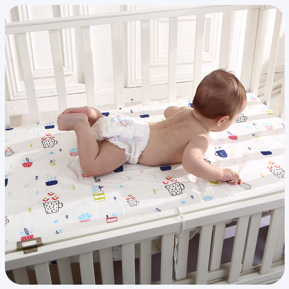 Drap housse pour bébé 100% coton doux | Couverture de matelas pour bébé 130 coton, motif de dessin animé, -né, taille x 70 cm