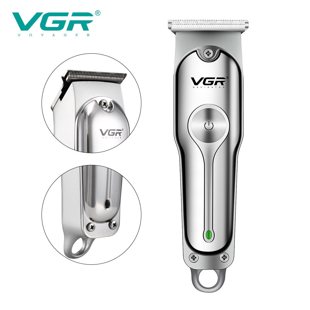 Vgr Clipper Professionele Tondeuse Voor Mannen Snijmachine Maaier Een Haar Draadloze Nul Gapped Trimmer Tondeuse Kapsel Kapper