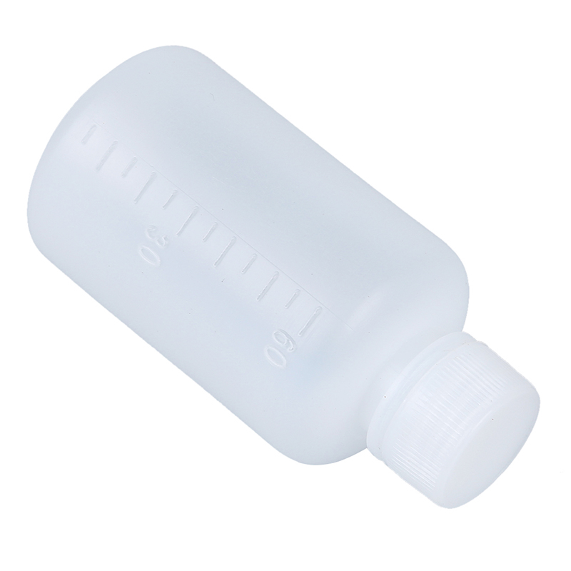 60ml Klare Kunststoff Zylinder Geformt Chemischen Mittel Flasche 5 Stck