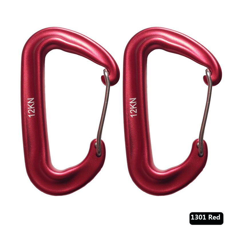 Hangmat Karabijnhaken En Haken, Lente Clip Karabijnhaak Met Moer, Carbine Haak, Karabijnhaak Voor Outdoor Camping: Red