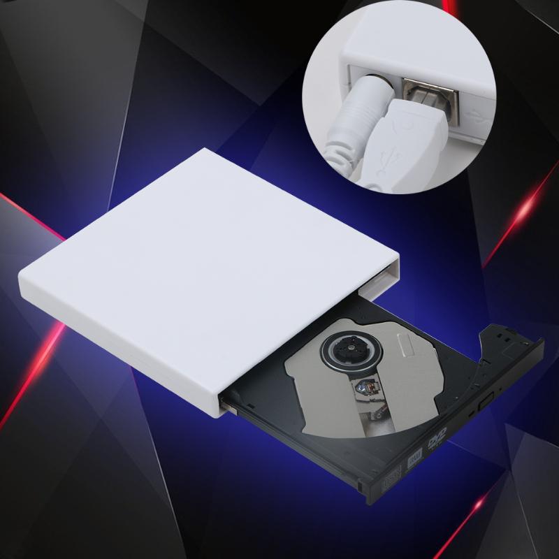 USB 2.0 Cd-rom externe/CD-RW/Combo/Dvd-Rom Brûleur Lecteur Graveur avec Câble de Données USB pour Mac Ordinateur Portable Ordinateur Portable ordinateur de bureau