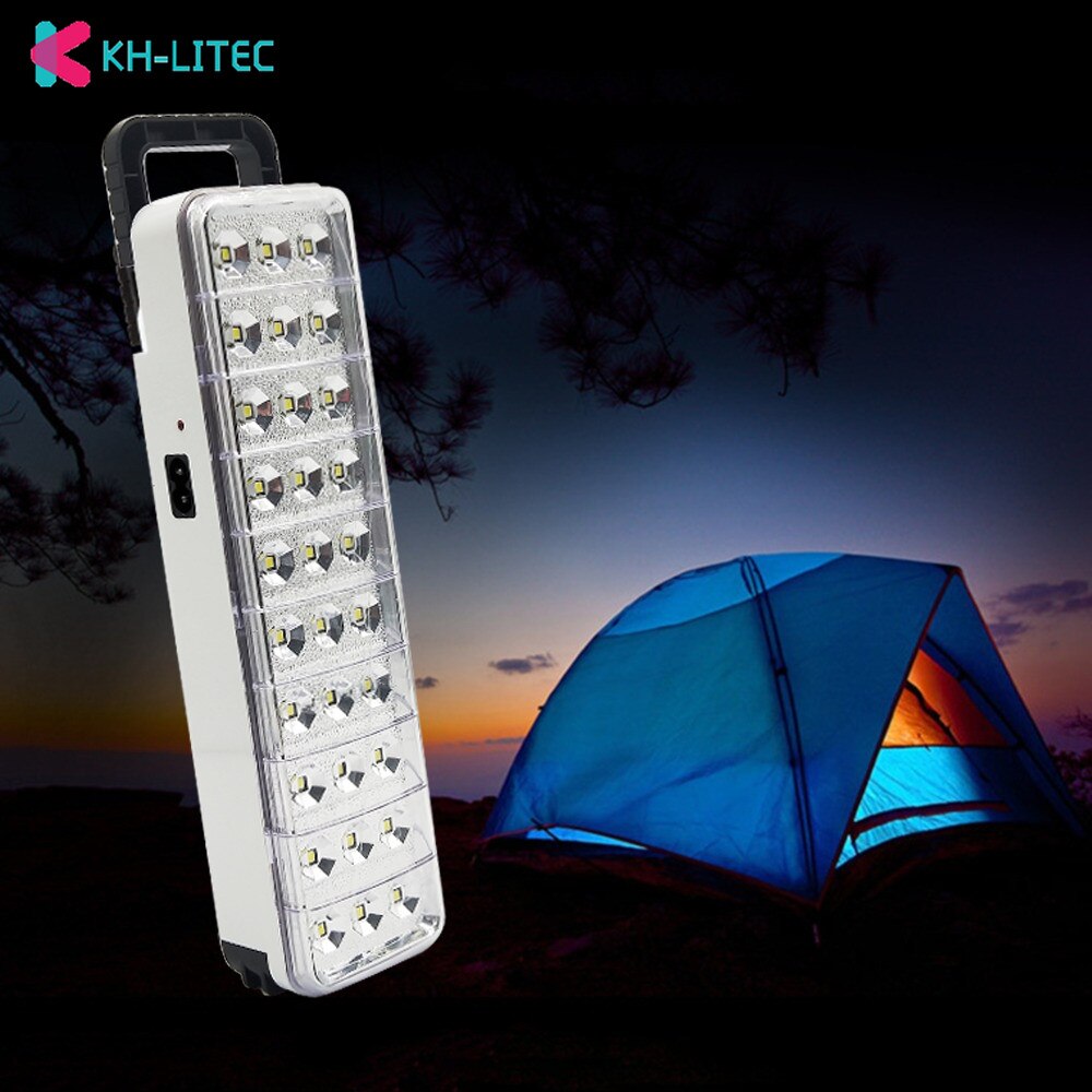 30 led multifunktions uppladdningsbar nödljus ficklampa mini 30 led nödljus lampa 2 läge för hemmaläger utomhus