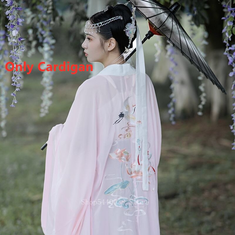 Oude Chinese Traditionele Kostuum Vrouwen Elegante Hanfu Jurk Retro Han-dynastie Prinses Borduren Stage Dance Fairy Jurken Meisjes Vrouw