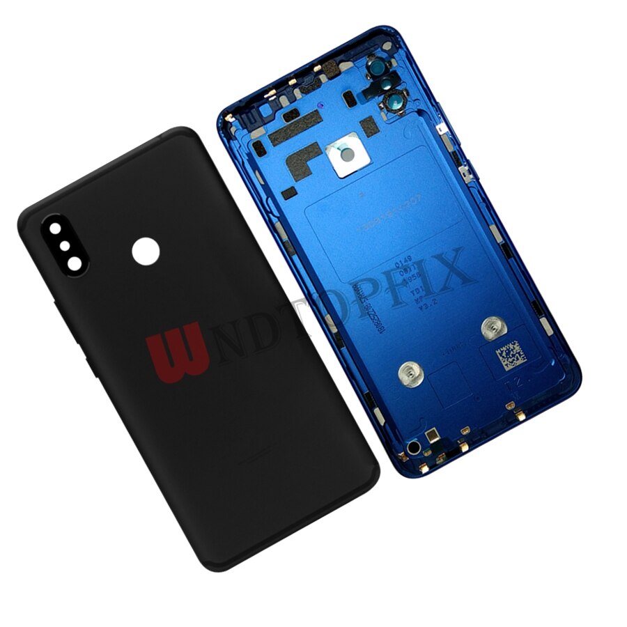 Para xiaomi mi max 3 bateria capa traseira da porta de volta caso habitação max3 chassi médio para xiaomi mi max 2 bateria capa e lente