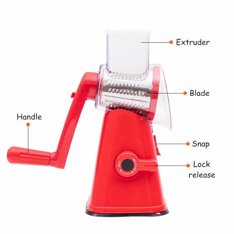 3 In1 manuel légume Cutter trancheuse multifonctionnel rond Mandoline trancheuse pomme de terre fromage râpe astucieux maison cuisine Gadgets