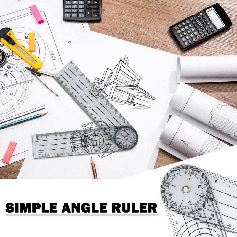 360 Graden Meten Spinals Goniometer Gradenbogen Multi-Heerser Goniometer Spinal Heerser Professionele
