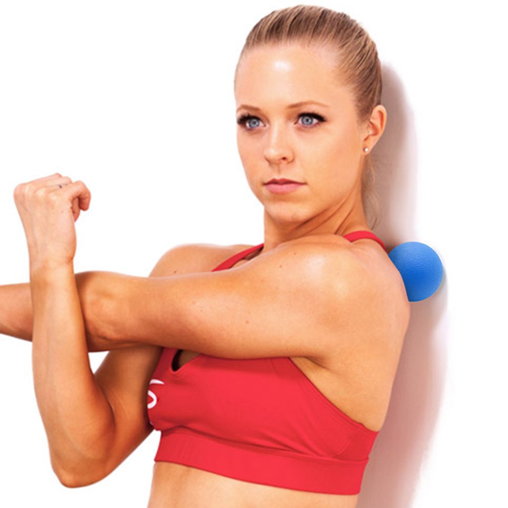 Fitness Verlichten Gym Enkele Bal Massage Bal Training Fascia Hockey Bal 6.3 Cm Massage Fitness Ballen Relax Spier Ballen
