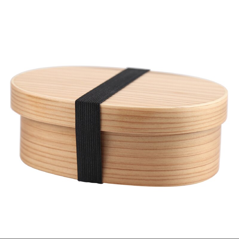 Unibird Wooden Lunch Box Bento Box with Internal Separator Japan Style Food Container for Kids Adults Camping: B