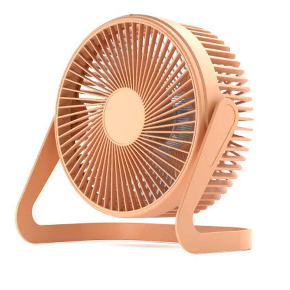Verão de refrigeração usb ventilador desktop portátil mini refrigerador ar rotação ângulo ajustável para escritório computador doméstico ventiladores estudante: Vermelho