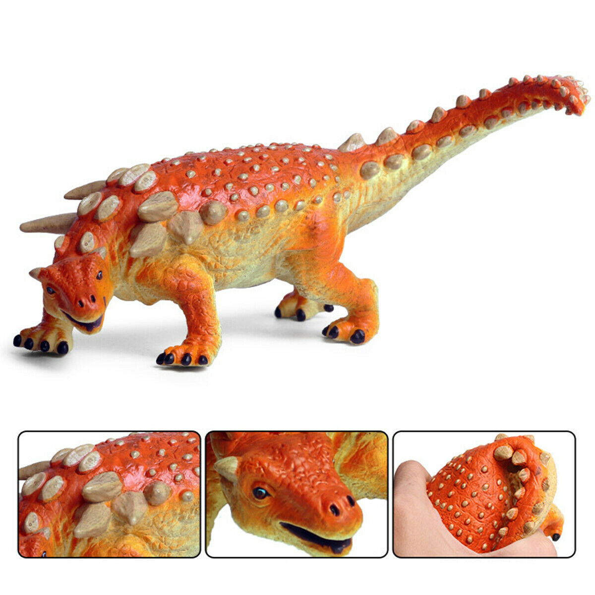 Saichania Dinosaurus Figuur Ankylosaurus Animal Model Collector Ankylo Kinderen Speelgoed Simulatie Model Dier Collector Decor