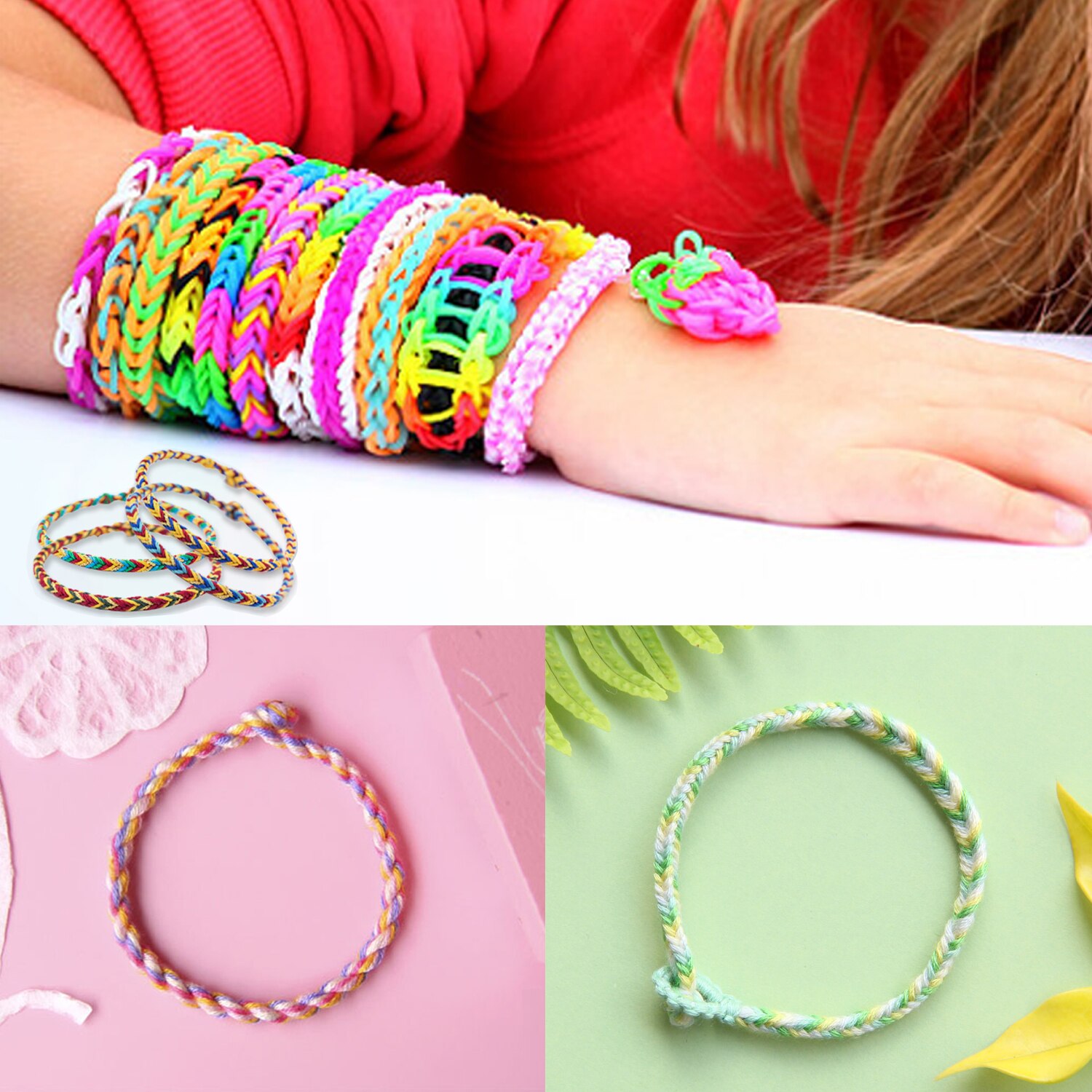 Embroidery Floss Rainbow Color 50 Skeins Per Pack Cross Stitch Threads Embroidery Thread Friendship Bracelets Floss Crafts Floss