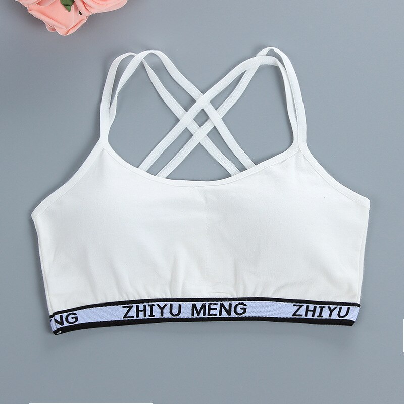 Young Girls Underwear Set Teenage Clothes Sport Training Bra Girls Bra and Panties Sets 8-16Y Sport Bra Set: Dark Grey