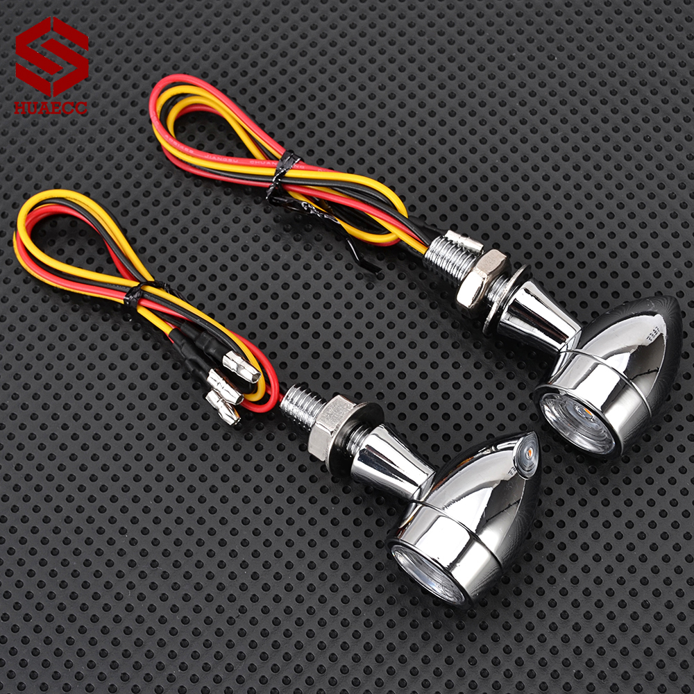 Luces traseras de señal de giro para motocicleta, luz LED de freno, luz trasera, indicador intermitente para ATV UTV Dirt Pit Bike, accesorios