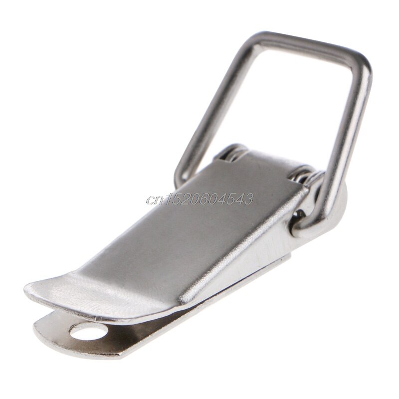 4Pcs Hardware Cabinet Boxes Spring Loaded Latch Catch Toggle Iron Hasp For Sliding Door Simple Window Cabinet R06