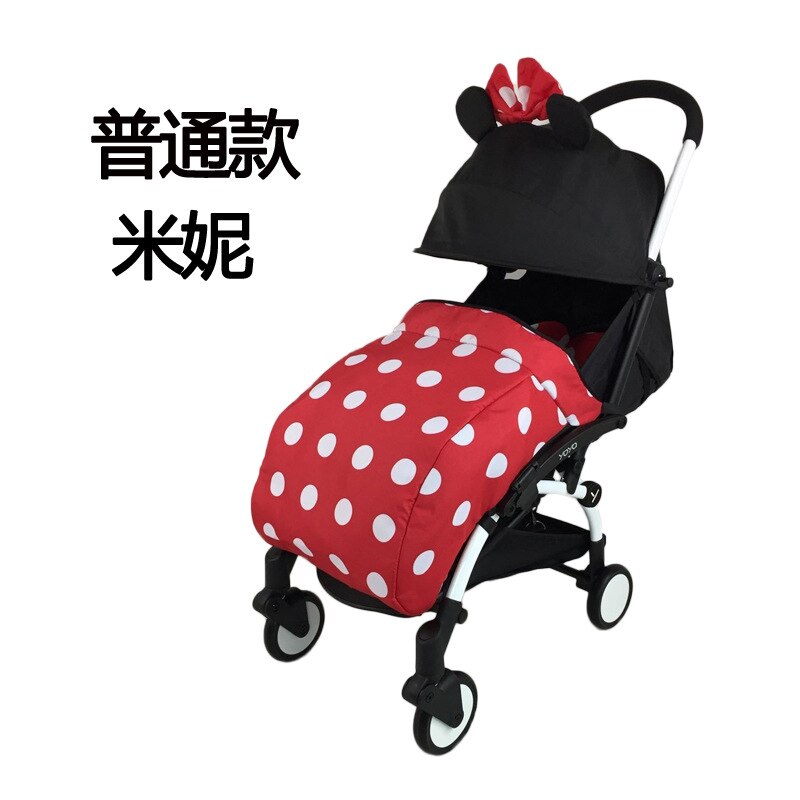 Yoyaplus Stroller Footmuff Winter&amp;Autumn Warm Parm Foot Cover Stroller Accessories Socks Yoya Plus Carriages: Red