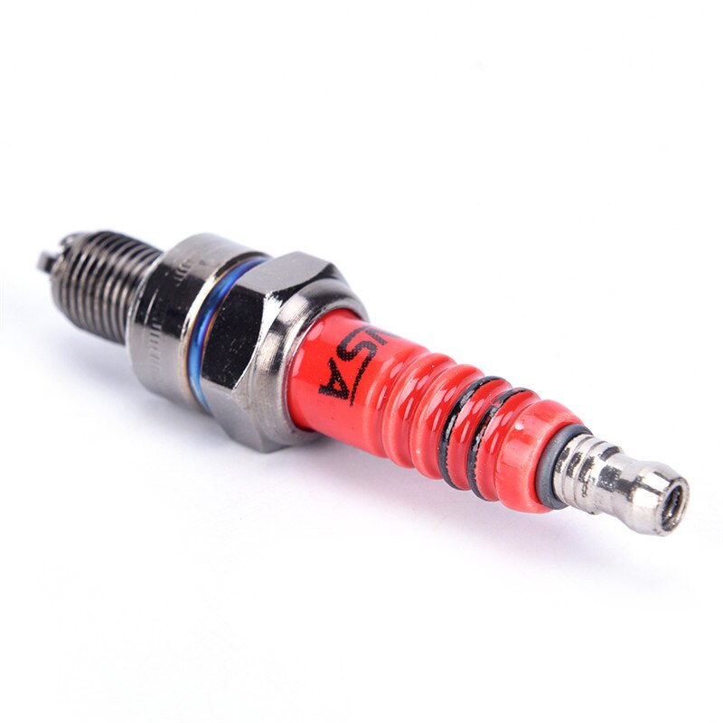 1 pieza bujía de alto rendimiento 3 electrodos para Scooter GY6 accesorios de bujía de motocicleta