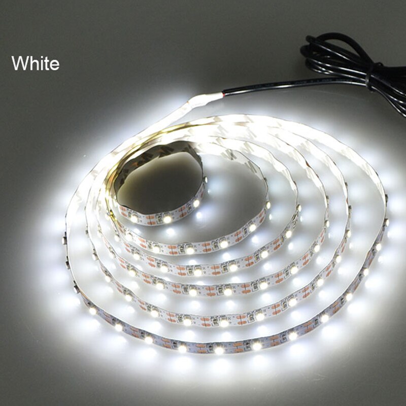 Dc 5V Usb Led Strips 2835 Wit Warm Wit Tira Led Strip Licht Tv Achtergrond Verlichting Tape Home Decor lamp 1- 5M