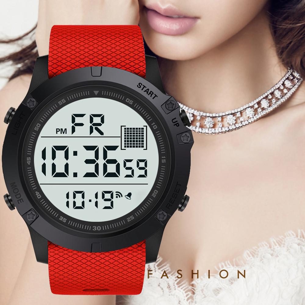 Horloge heren dames sporthorloges waterdicht outdoor led digitaal datum rubber sport polshorloge relogio klok reloj q