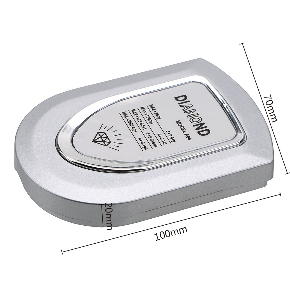 200g/0.01g Electronic Precision Scale LCD Digital Jewelry Scales Portable Backlight Pocket Weight Balance Gram Scale