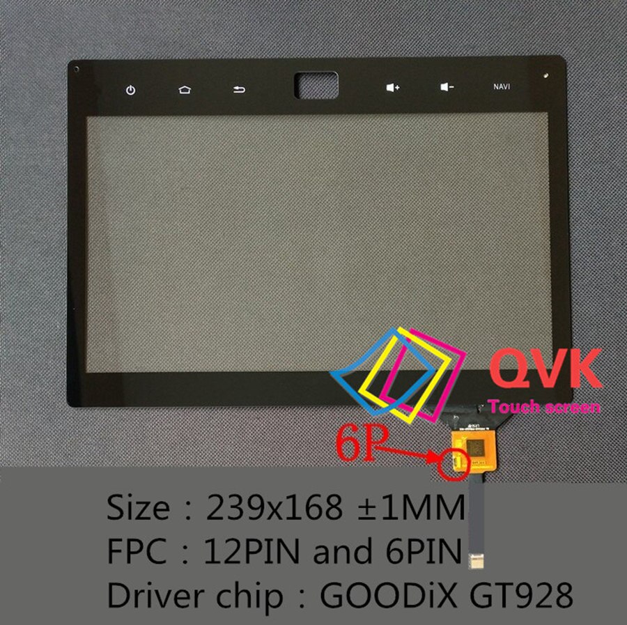 10.1 Inch Touch screen for Volkswagen Tiguan Car navigator GPS Capacitive touch screen panel