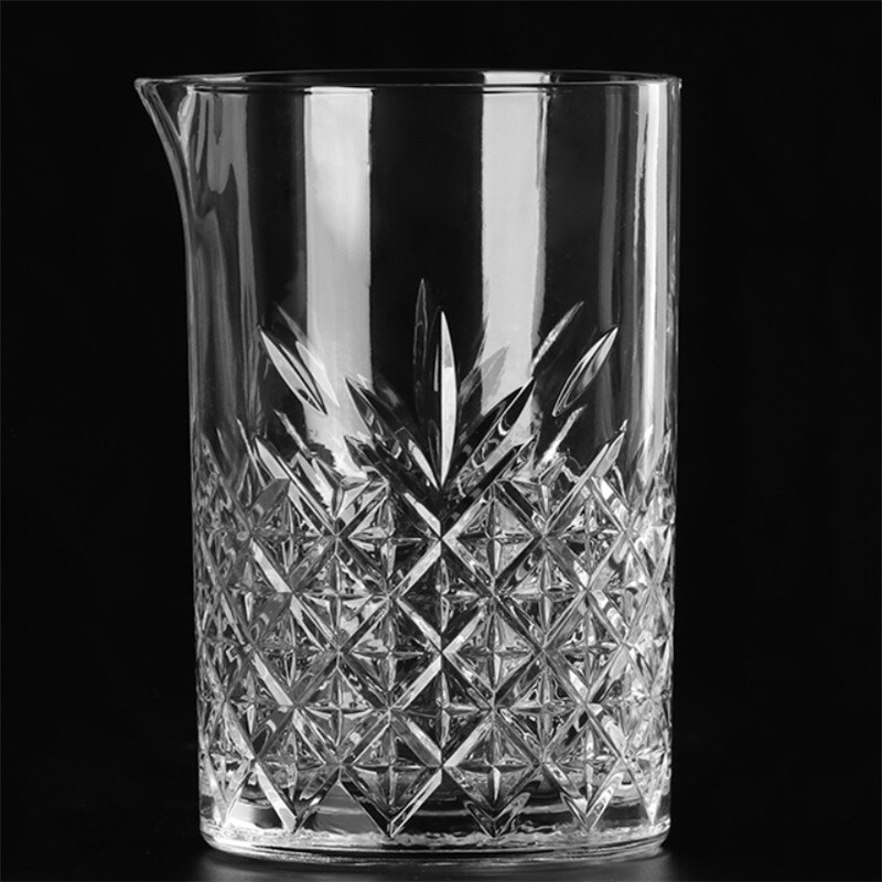 Japanese Style Crystal Glass Cocktail Mixing Cup Transparent Wine Tumbler Bar Spirit Bartender Mug Home Drinkware