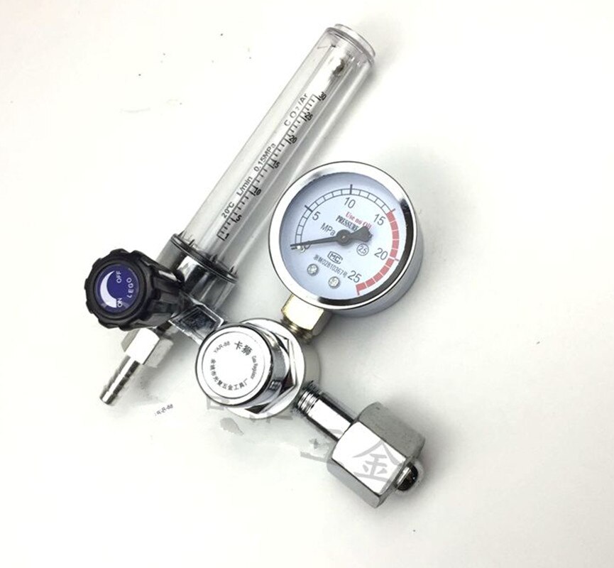 Welding Fittings Of stainless steel argon arc welding gas meter energy saving gas argon pressure gauge pressure reducing valve m