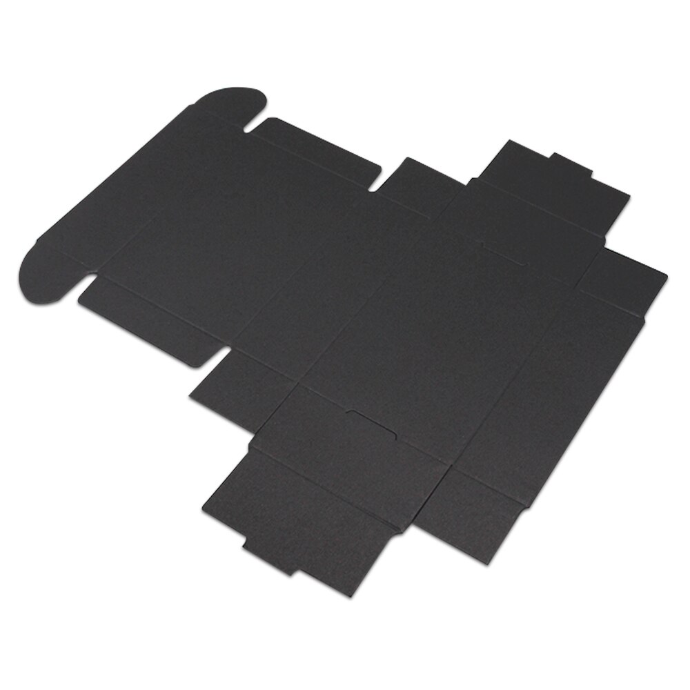 Zwart wit kraftpapier bruiloft decoratie doos feest kleine verpakking doos handgemaakte ambachtelijke soay snoep sieraden verpakkingsdozen