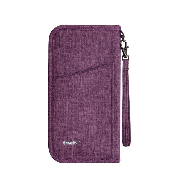 Paspoort Cover Reizen Portemonnee Document Paspoort Houder Organizer Cover Op Het Paspoort Vrouwen Visitekaarthouder Id: Purple