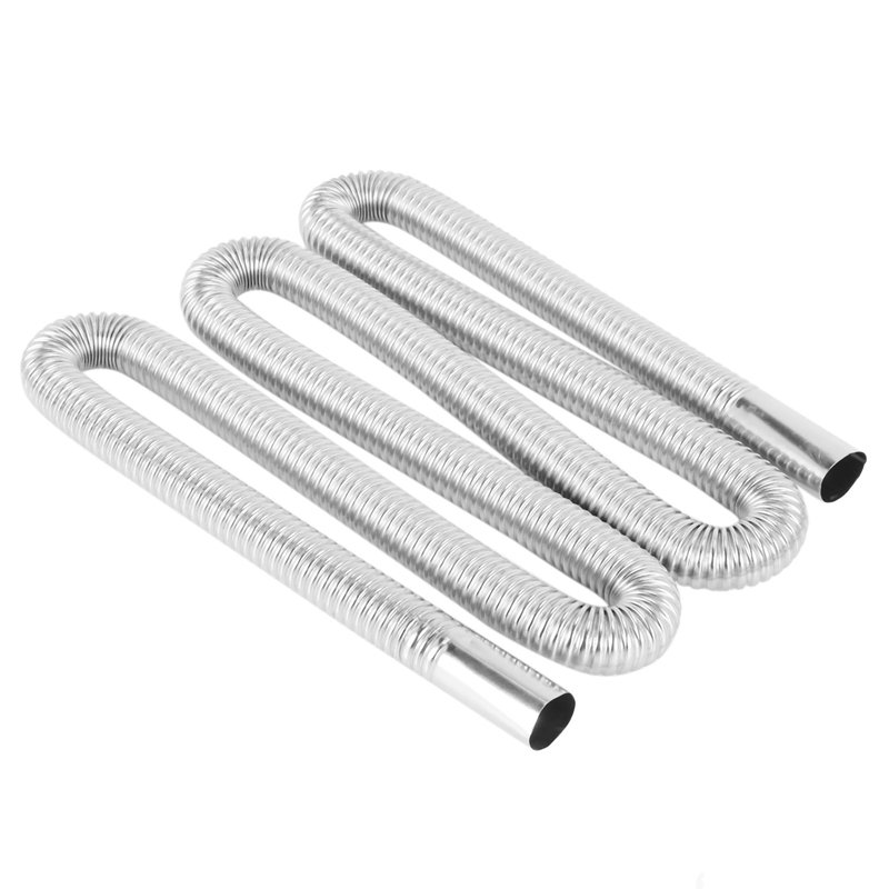 200cm Car Air Parking Heater Exhaust Pipe with 2 Clamps Fuel Tank Exhaust Pipe Hose Tube for crude oil-Heater
