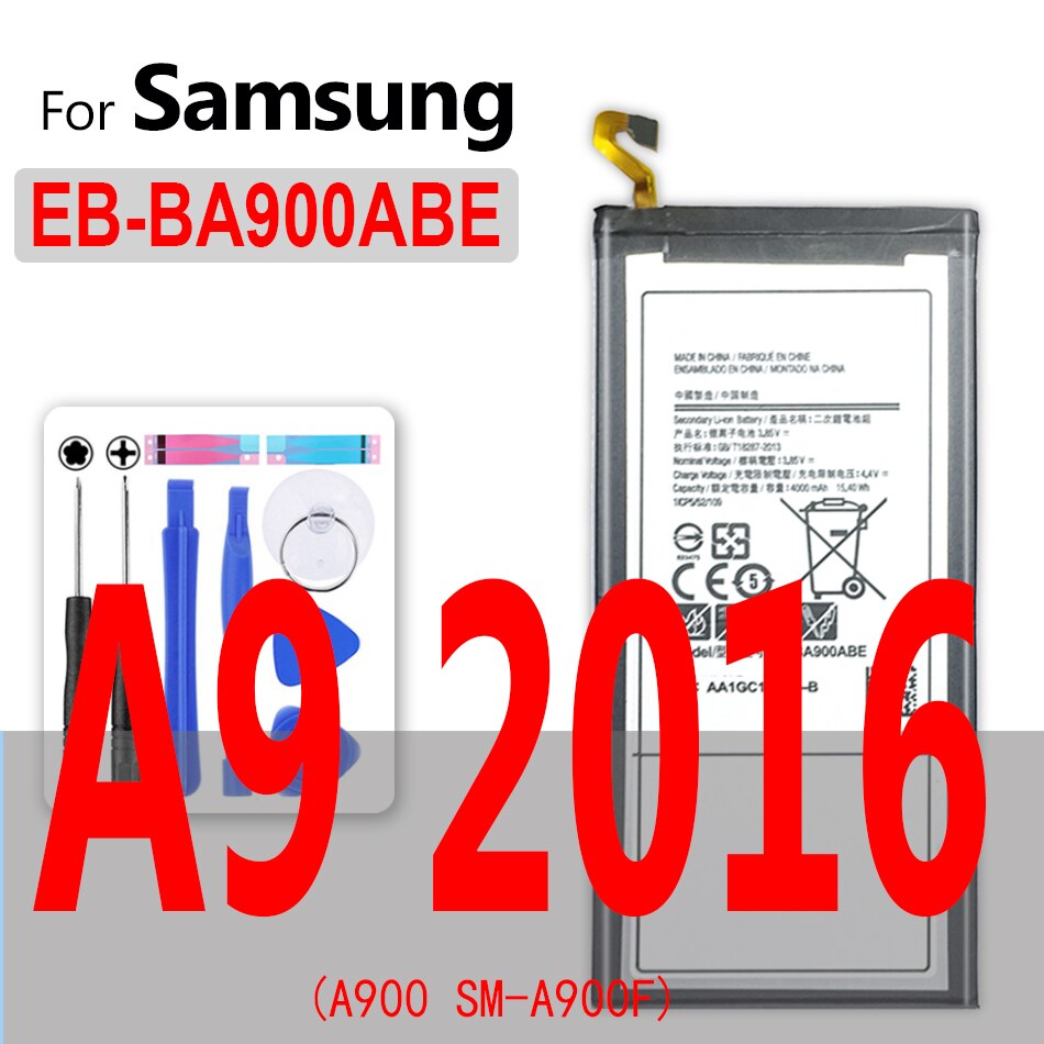 EB-BA310ABE de batería para móvil, para Samsung Galaxy A3, A5, A6, A7, A8, A9), SM A310, A500, A510, A520, A520F, A310M, A310Y, SM-A310F: EB-BA900ABE