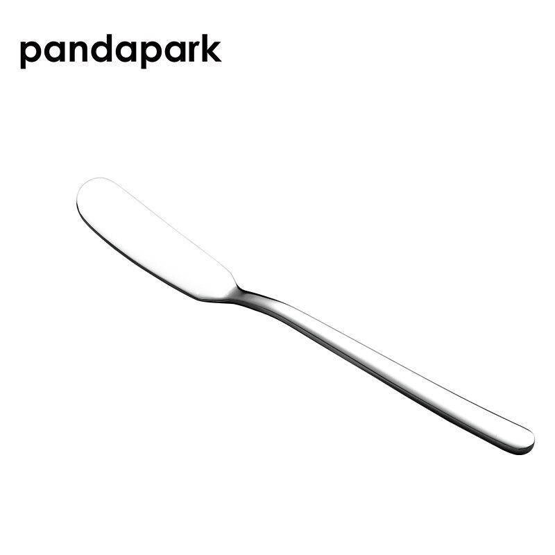 Pandapark 304 rustfrit stål smørkniv ost dessert bestik syltetøjsspreder morgenmadsværktøj osteknive pps 007