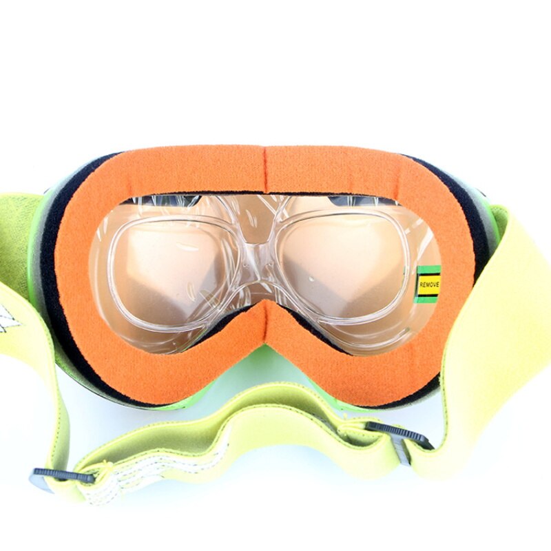 Skiløb briller indre ramme  tr90 skibriller rx indsæt fleksible recept snowboard briller nærsynethed ramme til skisport
